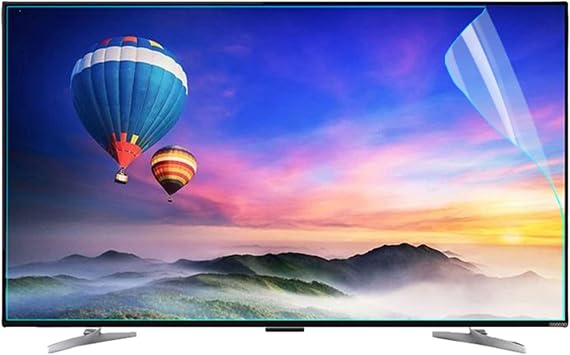 XRRX 55 Inch Anti Glare TV Screen Protectors - Anti Blue Light Eye Protection Film, Matte Dust Resistant Television Filter, No Bubble Easy to Fit / 55in1221x689mm