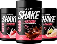 Shake Substituto de Refeição Com Colágeno Fullife 400g 3 Unidades (400g, Chocolate/Morango/Baunilha)