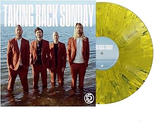 Taking Back Sunday 152 Exclusive Limited Edition Opaque Yellow Black Mix Color Vinyl LP