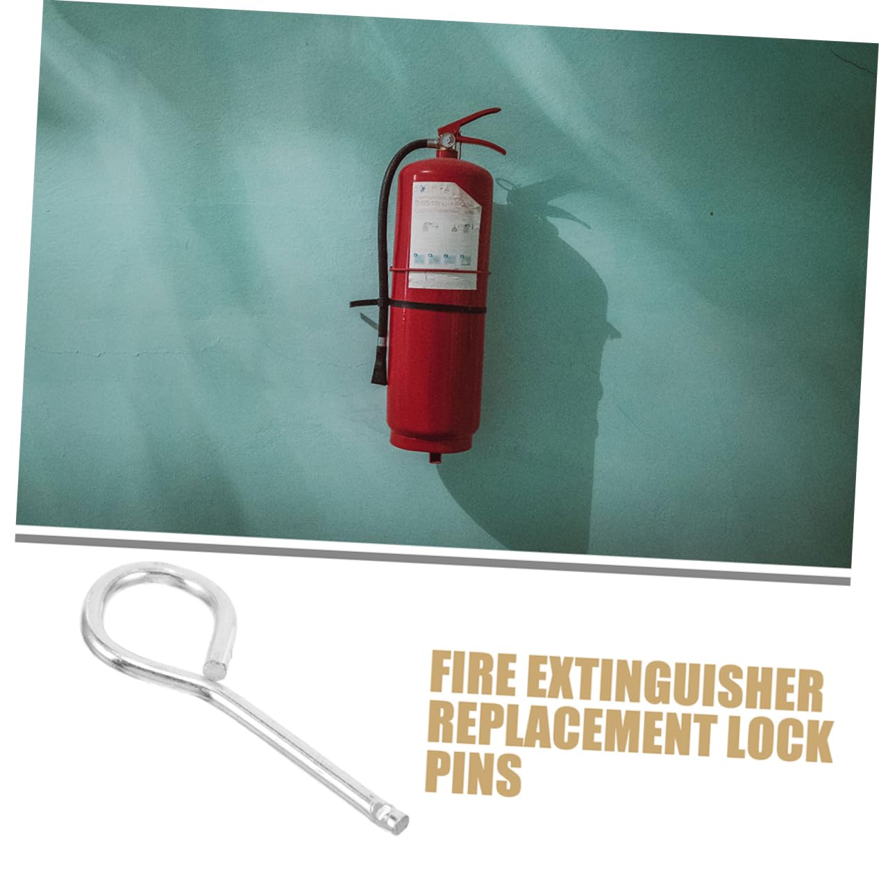 SHINEOFI 5 Set Set Chiusura Estintore Perni Degli Estintori Emergenza Pin Pull Tirare I Perni Extinguisher Pull Estintore Domestico Pin Estentore Di Ferro Da Stiro Argento 20 Pezzi*5