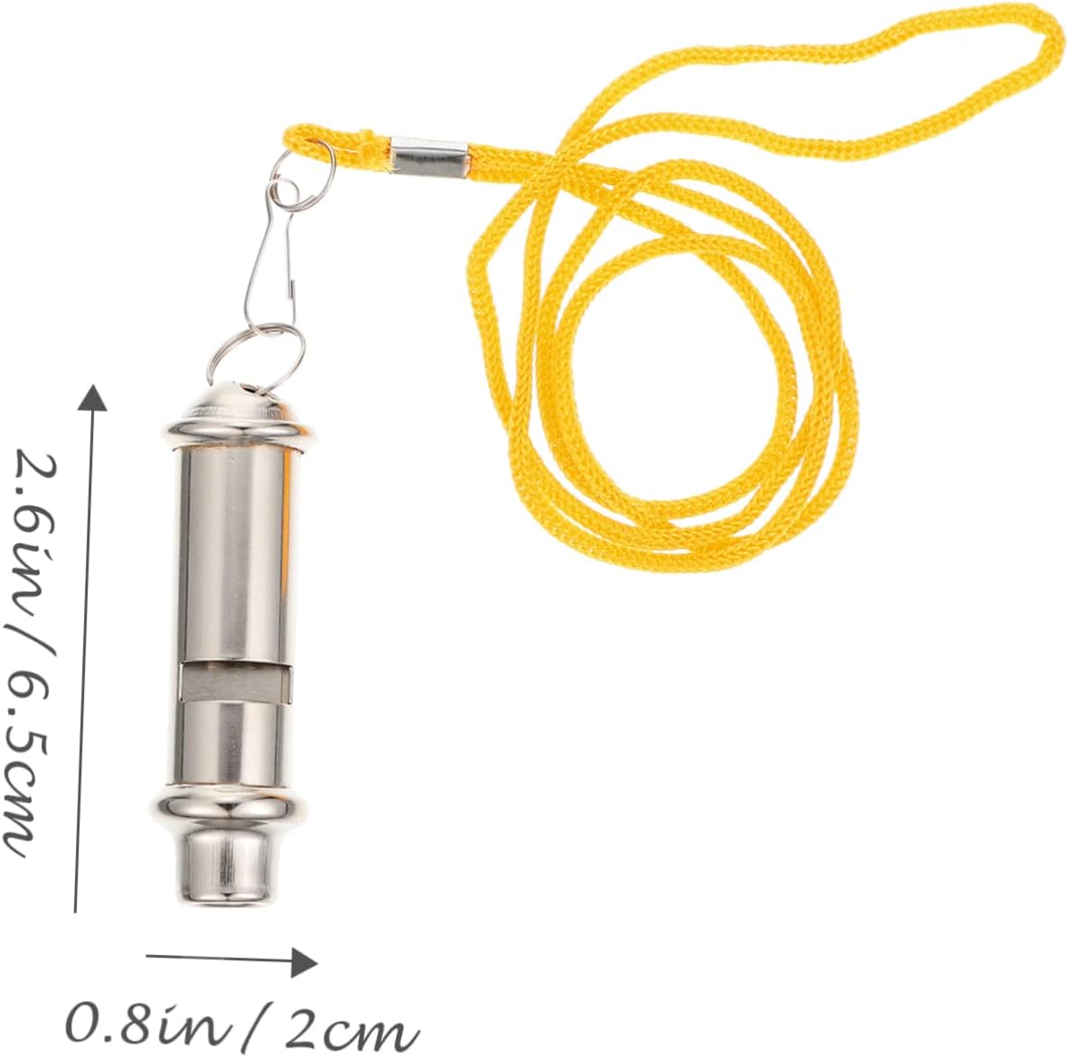 Toddmomy Stainless Steel Bird Training Whistle Metal Whistle for Pigeon Pet Supplies Safe Frequency
