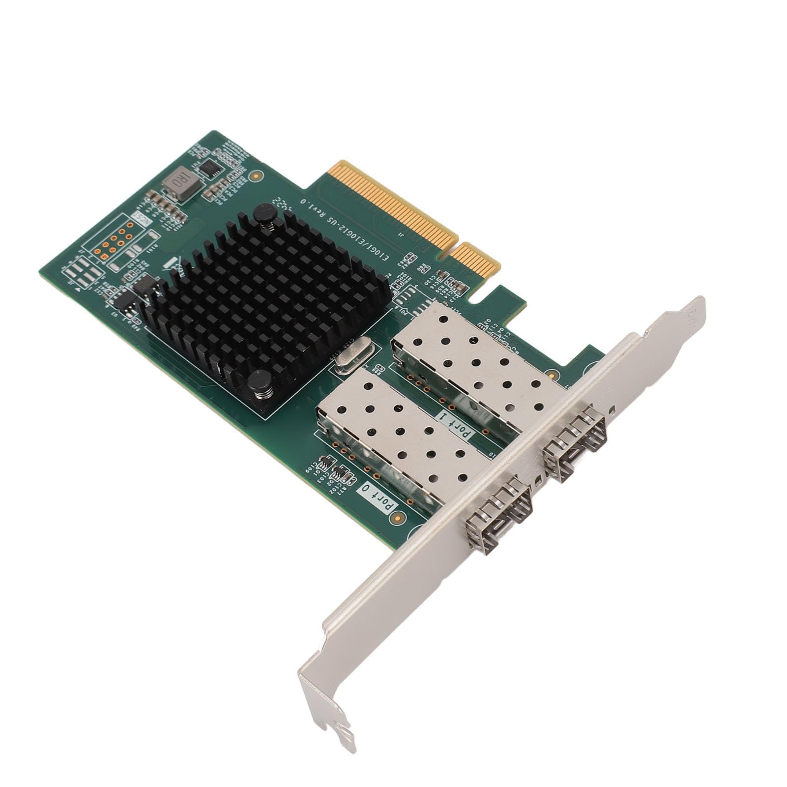 Dwuportowa Karta Sieciowa Gigabit PCI-E z Chipem 82599 z Najwyższej Jakości Materiałami do Komputerów Stacjonarnych, Karta Adaptera Ethernet PCI-E dla Entuzjastów Gier