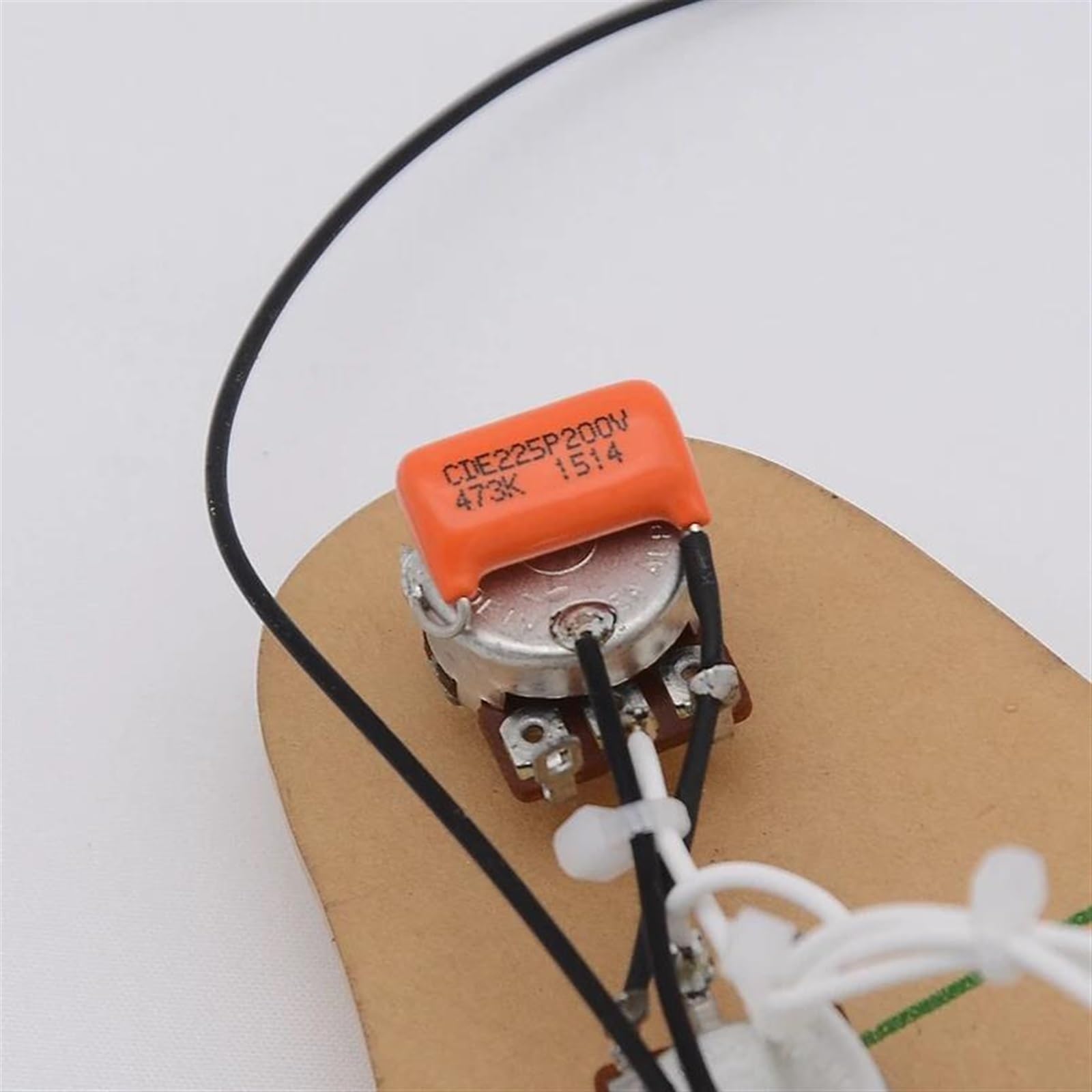 Mazo De Cables De Guitarra 1 Juego De Potenciómetros SSS De 3 X 250 K Para Guitarra Eléctrica, Arnés De Cableado Preinstalado