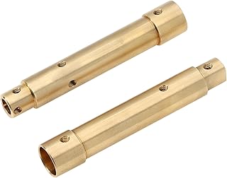 Brass Rear Axle Tube Set Replacement Upgrade Parts for Axial SCX10 Pro Comp AXI03028 1/10 RC Car