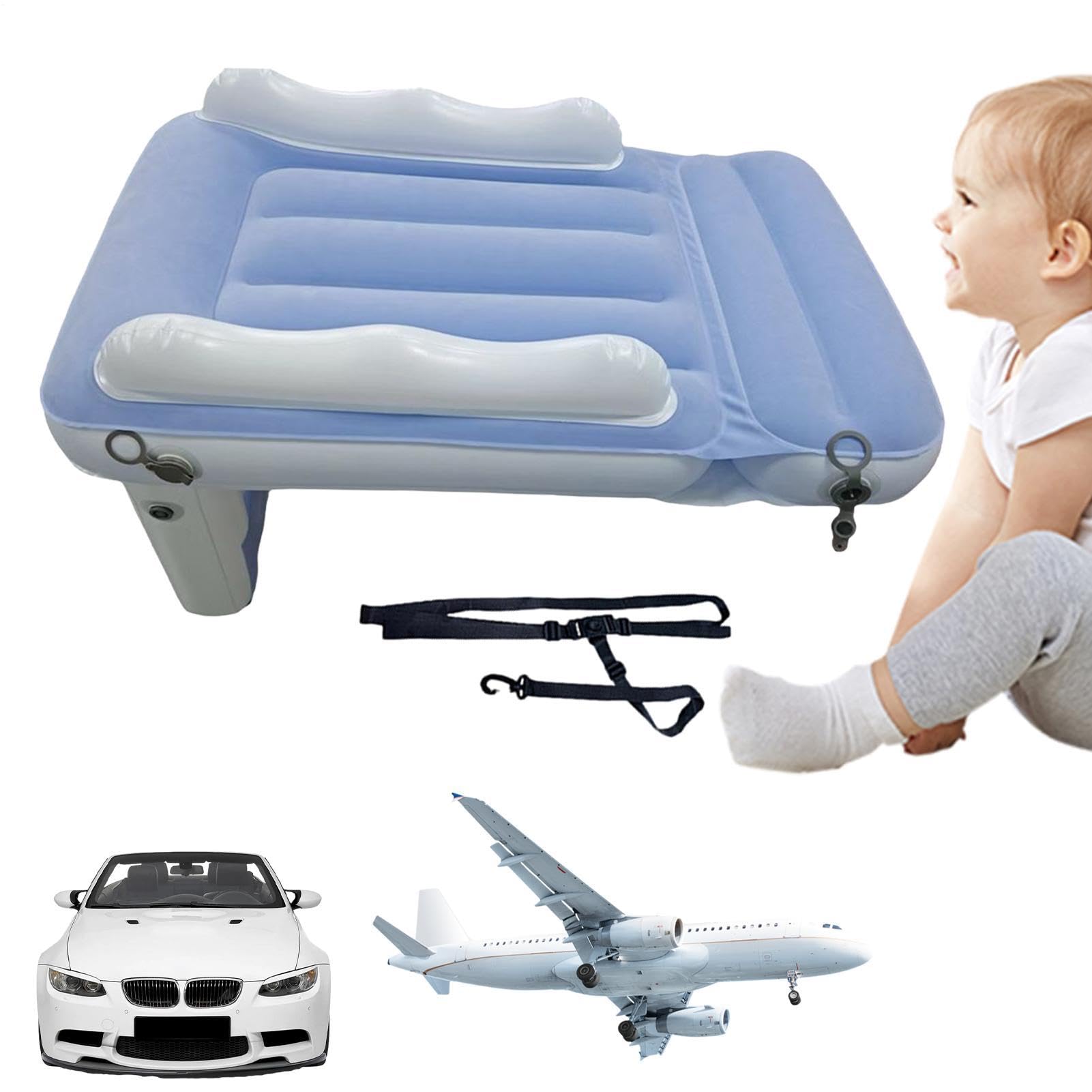 Generico Aufblasbares Reisebett für Kinder, aufblasbares Reisebett für