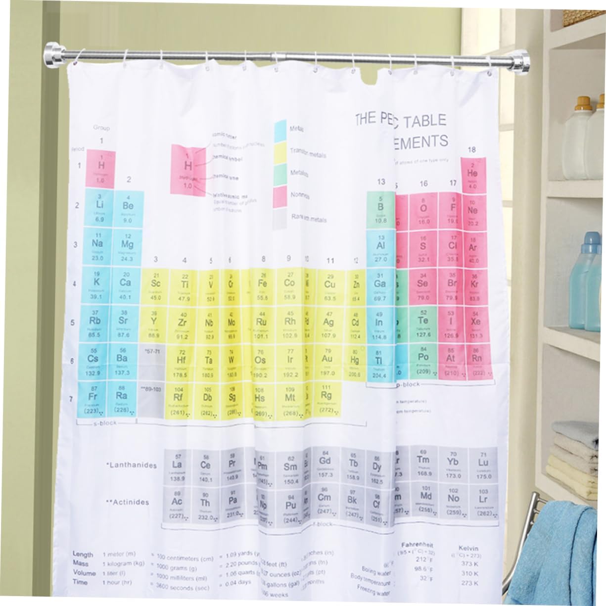 100cm Extendable Clothes Drying Rack Stainless Steel Spring Tension Rod Versatile Shower Curtain Rod for Home