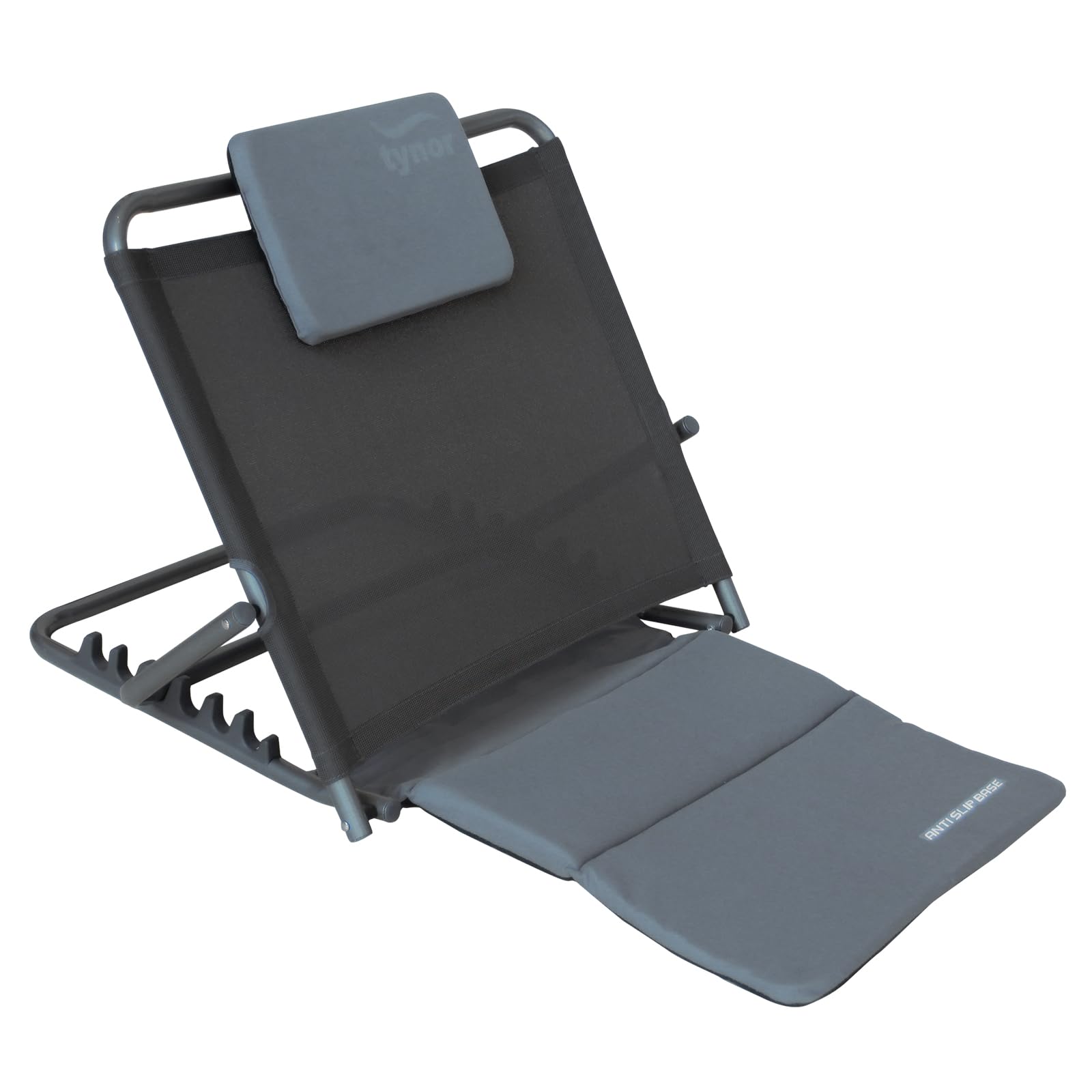 TYNOR Bed Back Rest |Back Rest Bed Chair for Comfort & Support | for Reading & Relaxation | Foldable & Portable | Universal Size, 1 Unit (Grey)-image-34