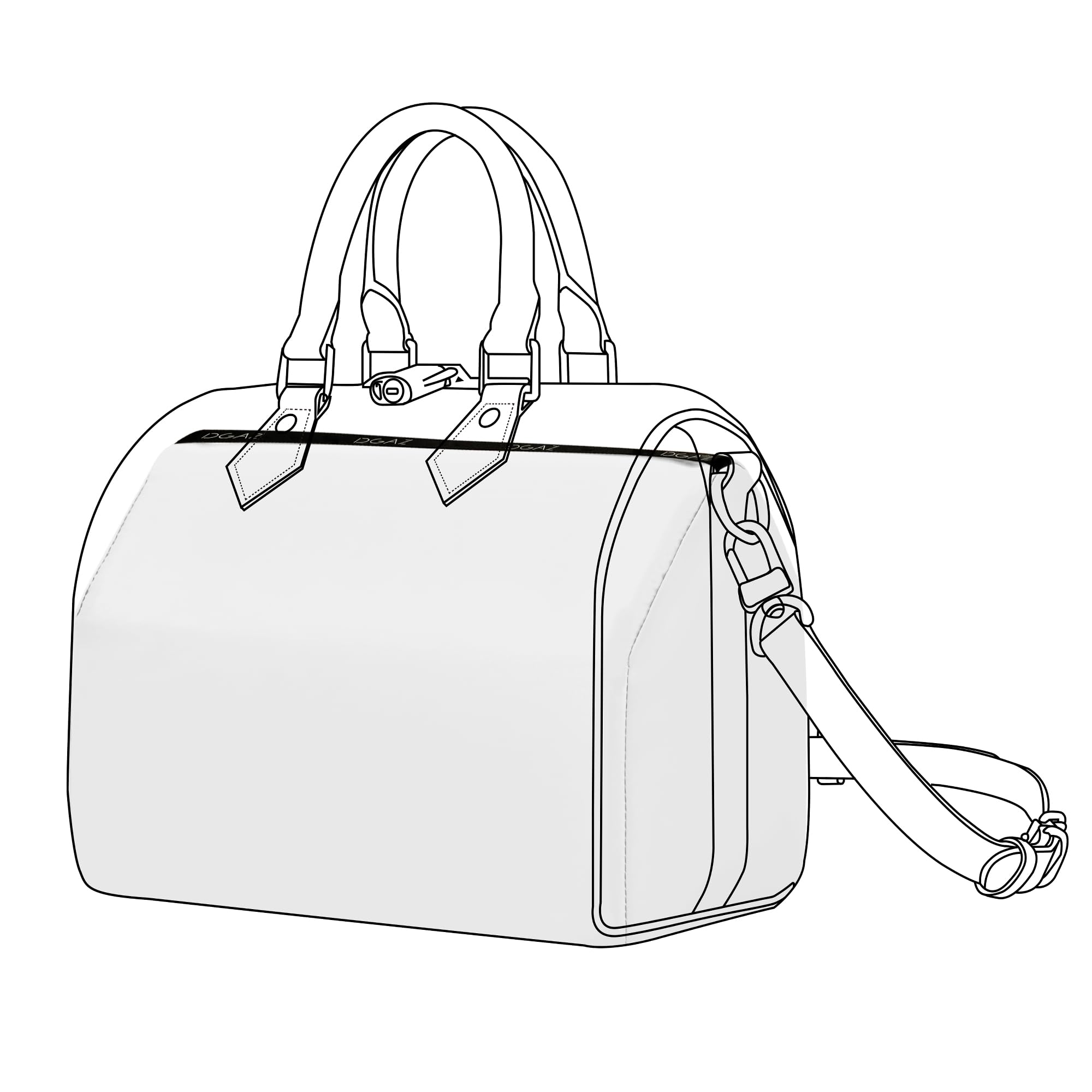 DGAZ Purse Pillow Shaper Insert for LV Speedy 16/New16/20/25/30/35/45 Bags, Silky Pillow Shaper for Luxury Handbags（White, 20）