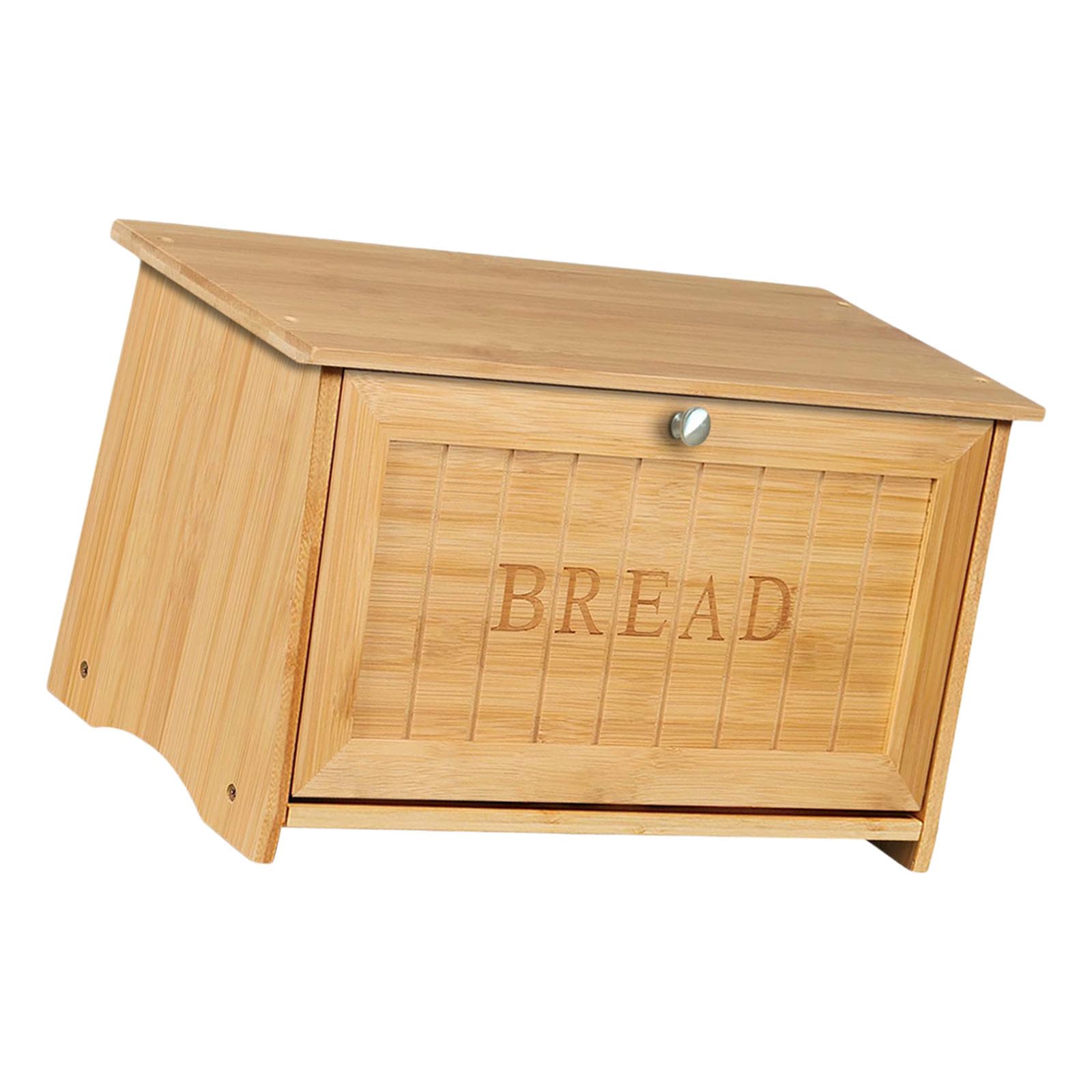 PANGBOER Permanent Design Bread Keeper with Comfortable Handles and See Through Section for Easy Access Farmhouse Bread Container