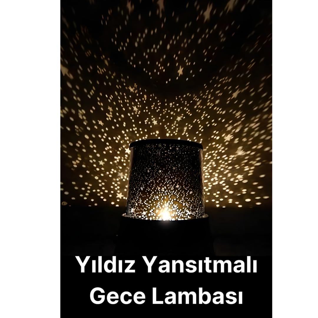Jouis Star Gece Lambası, Çocuk Oda İçi Gökyüzü Aydınlatma, Yıldızlı