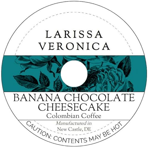 Banana Chocolate Cheesecake Colombian Coffee (Single Serve K-Cup Pods) (Gourmet,