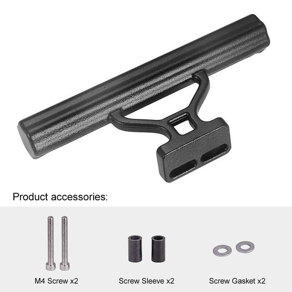 HUIOP Bike Handlebar Extender, Aluminum Alloy, Black