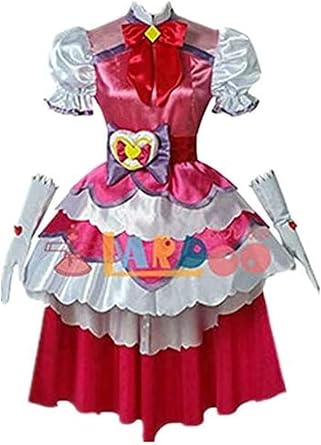 Cos Hugtto! Pretty Cure Cure Macherie Aisaki EmiruRuru Lolita Dress Uniform Cosplay Costume Suit