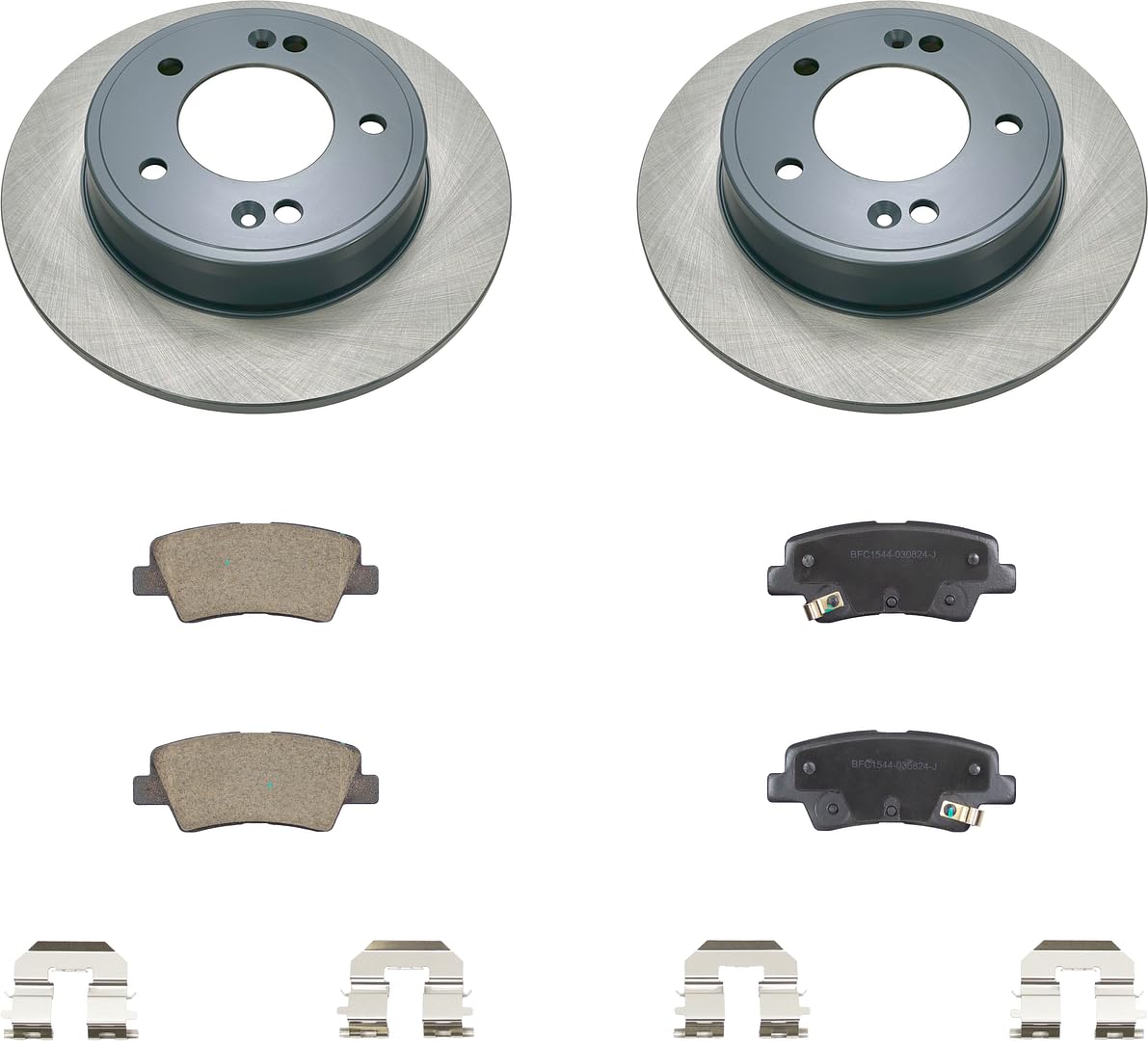 MOTEX Rear Disc Brake Kit for 2011-2016 Hyundai Elantra 2013-2016 Elantra GT 2013-2014 Elantra Coupe, 2016-2018 Kia Forte5 2017 Forte (with 262mm rotor) - 2