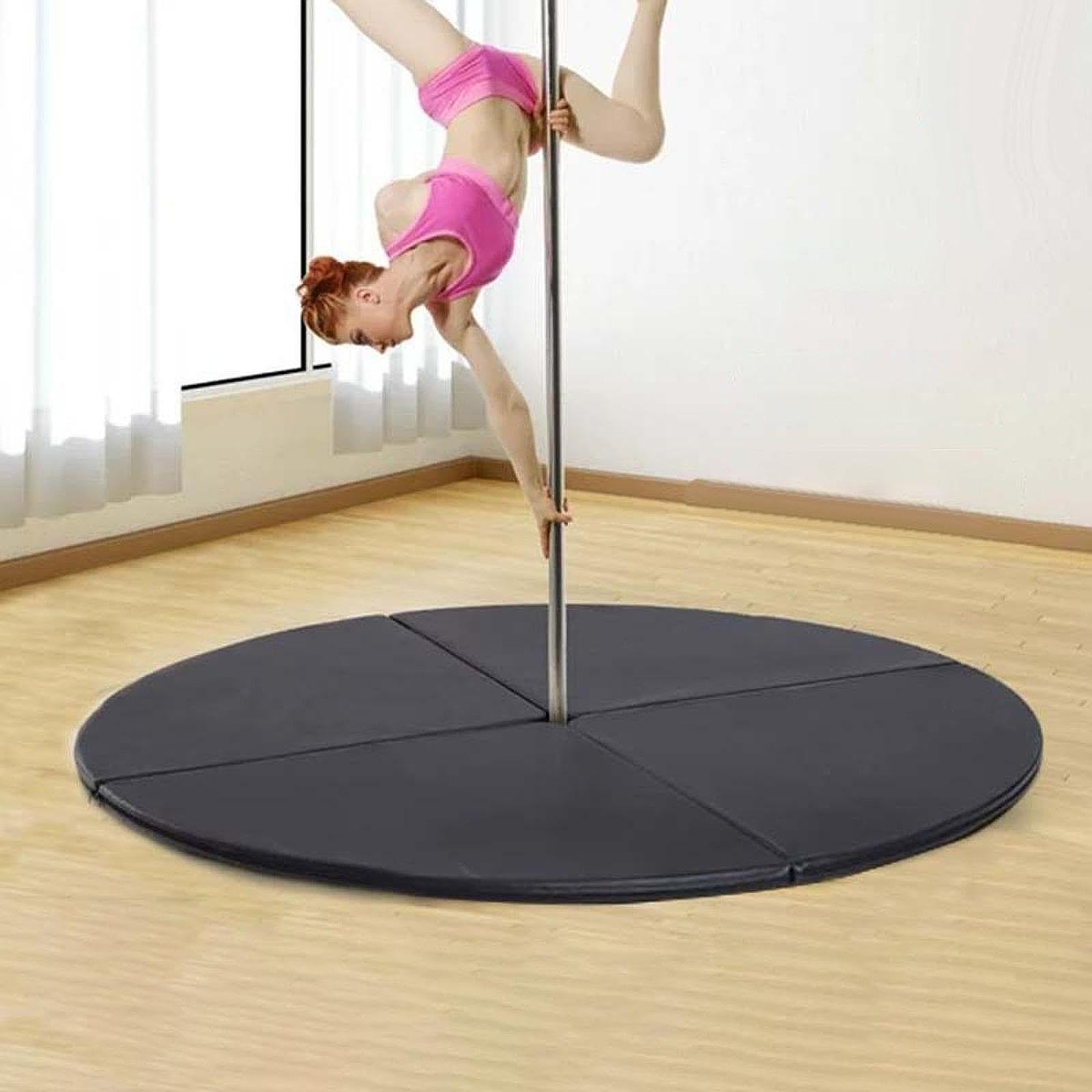 Colchoneta Plegable para Pole Dance 120cm (47.2") - Alfombra de Ejercicio Gruesa 3cm para Pilates, Fitness, Gimnasia, Interior y Exterior