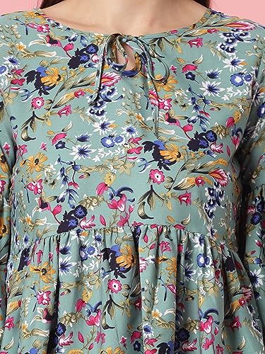 Image of OOMPH! Women's Floral Relaxed Fit Tunic Shirt