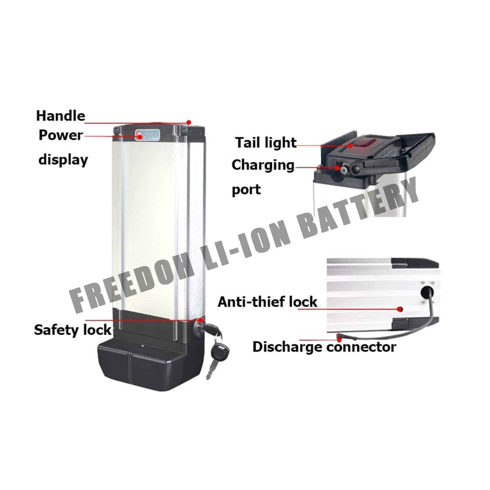 Amazon.co.jp: 電動自転車バッテリー 48V 20Ah 18Ah 15Ah 12Ah