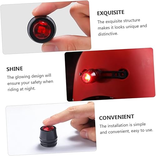 Miniatura 9 de Luz trasera de bicicleta recargable por USB, luz roja de advertencia de ciclismo con modos CNC aleación de aluminio nocturna intermitente lámpara de