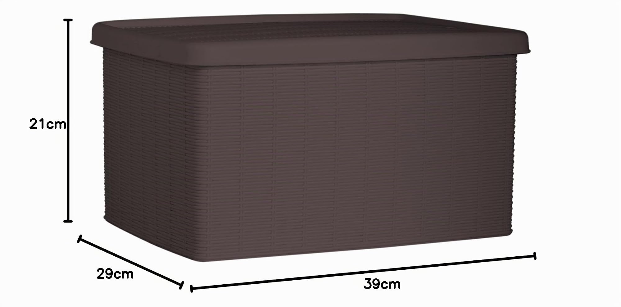 Stefanplast SCATOLA ELEGANCE MULTIU M CHIUSA MOKA (Confezione da 2)