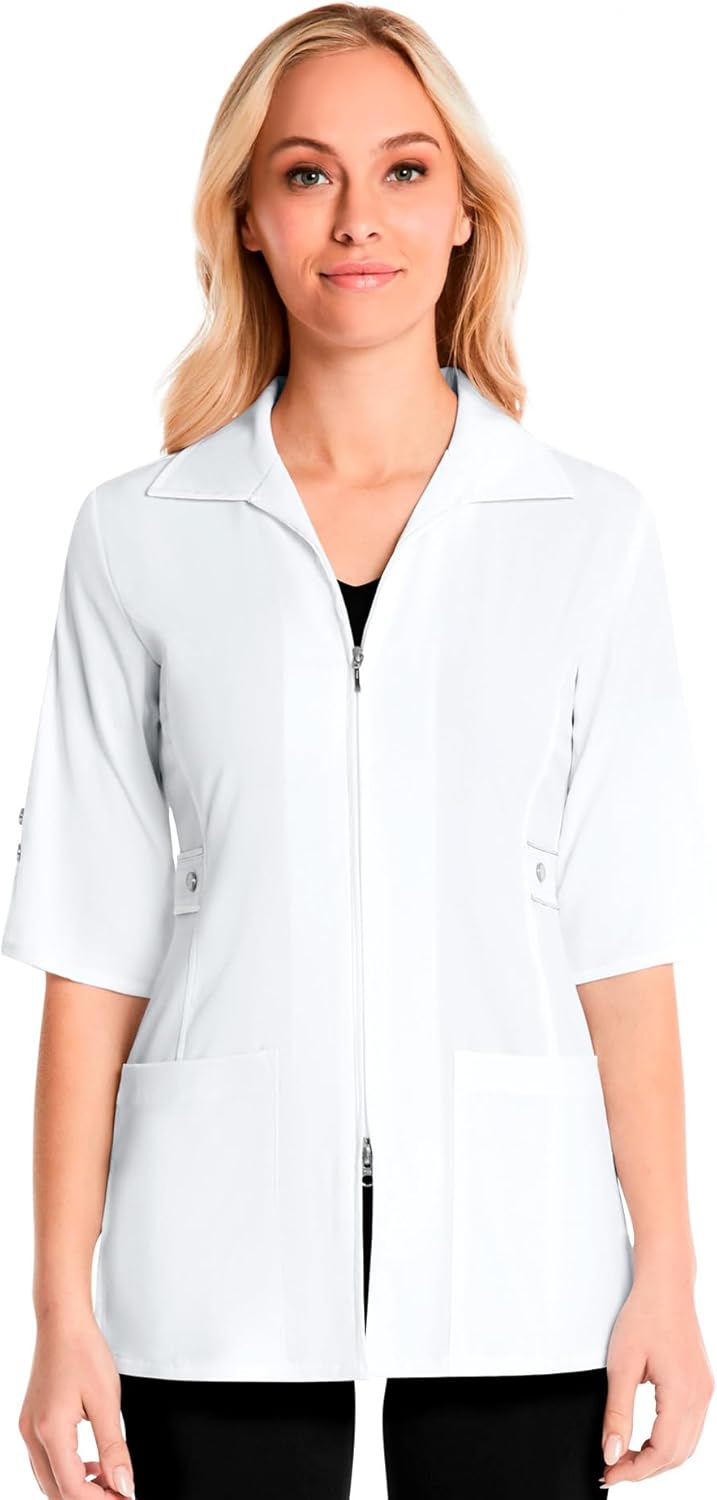 Maevn Smart Women’s 1/2 Sleeve Contrast Trim Jacket
