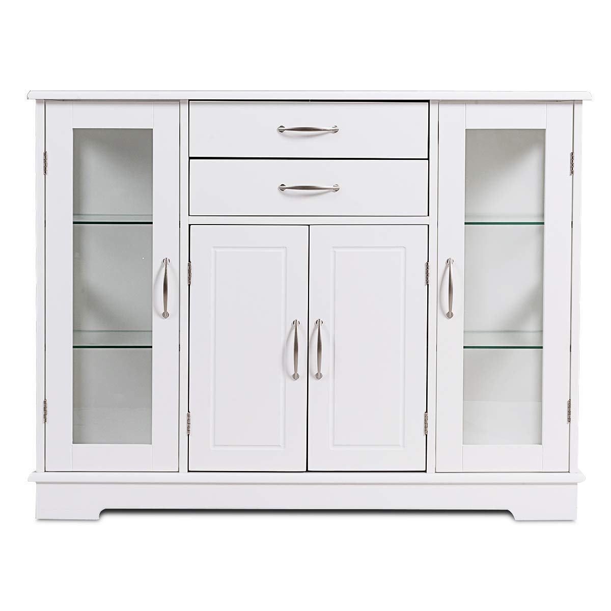 Giantex Sideboard Buffet Server Storage W/ 2 Drawers, 3