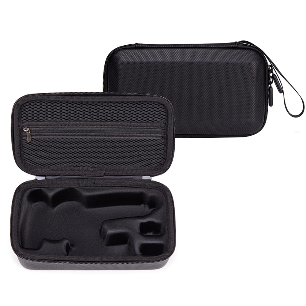Futerał do DJI Osmo Mobile 8, przenośna torba do przechowywania na telefon komórkowy 8 stabilizator gimbal etui podróżne wodoodporna PU twarda osłona ochronna pudełko organizer akcesoria, Czarny