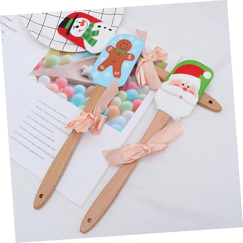 Miniatura 6 de ABOOFAN 9 Pcs Christmas Silicone Spatula Espatulas De Reposteria Butter Scraper for Restaurant Cake Spatula for Bakery Silicon Spatulas Kitchen
