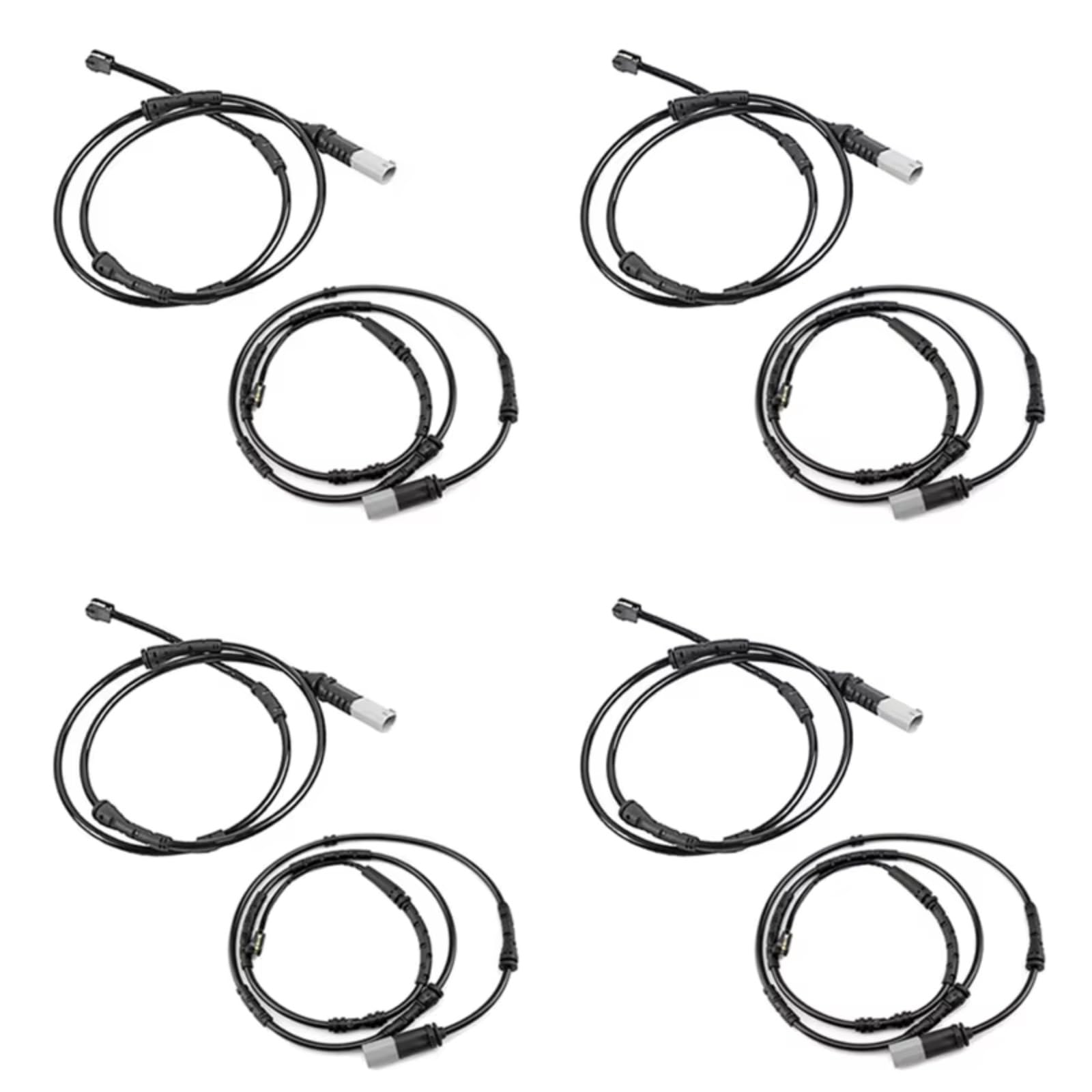 Sensor de Advertencia de Desgaste para X3 2011-2019 34356790303 34356790304 Juego de 4 sensores de Desgaste de Pastillas de Freno Delanteras y traseras Auto