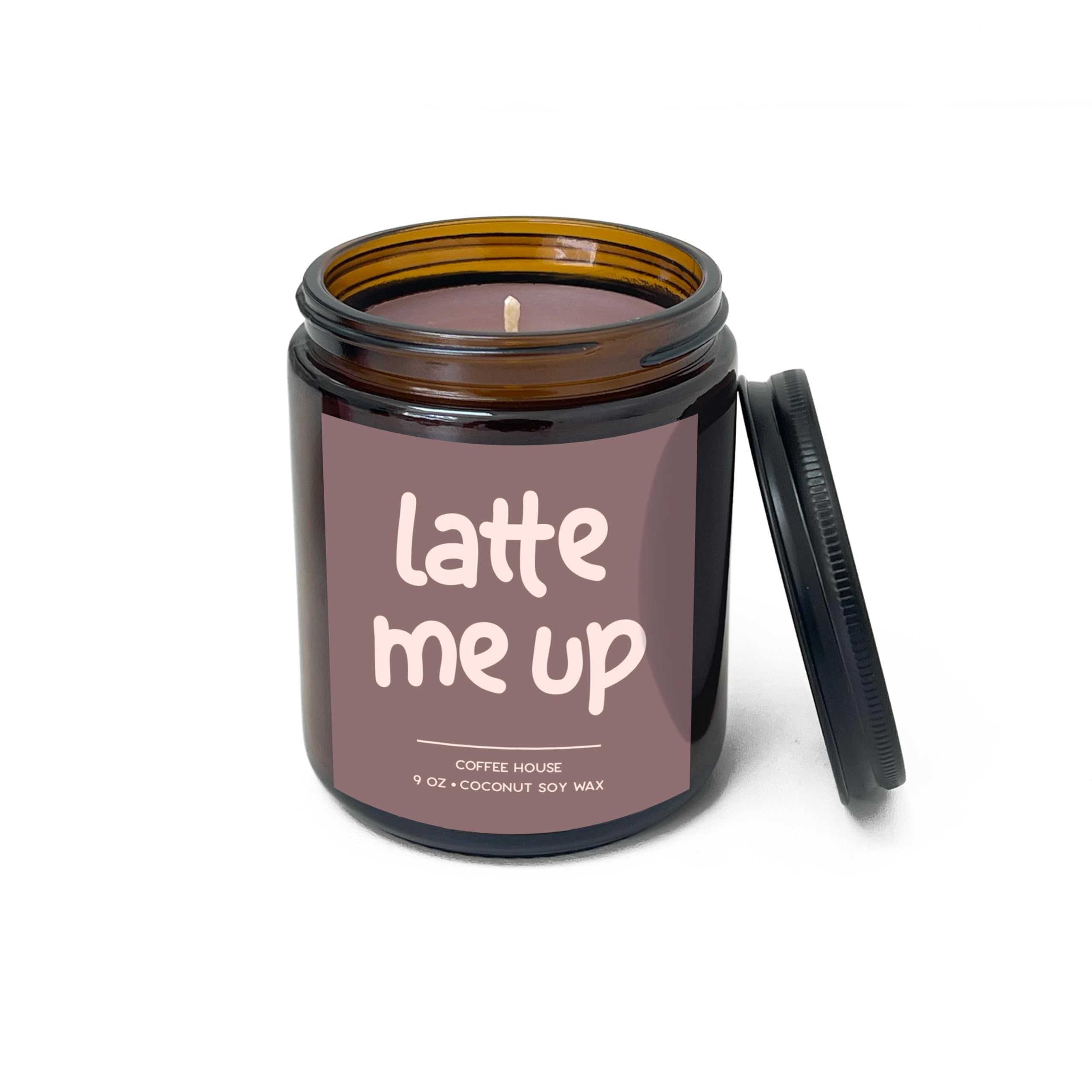 Simply Soson 9oz Coffee House Scented Candle, Fall Candles, Coffee Scent, Aromatherapy Candles, Gifts for Women, Men, Families Friend, Colleague,