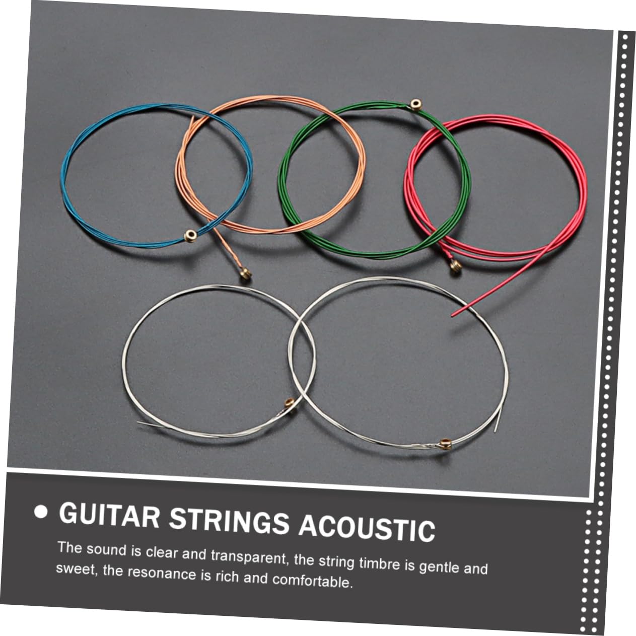 VICASKY 30stücke Teiliges -saiten Für Akustikgitarren Universelle Metallsaiten Hochwertiger Lange Haltbarkeit Für Folk-gitarren Geeignet Besserer Sound Und Spielbarkeit