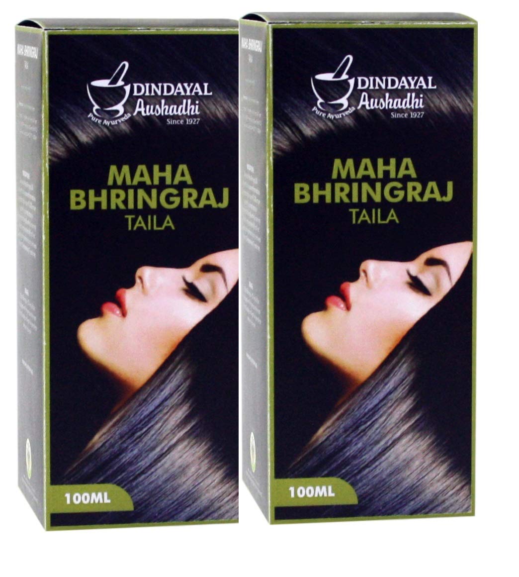 Dindayal Aushadhi Maha Bhringraj Taila Oil Greying & Falling Hair Loss (Pack of 200 Ml)-image-41