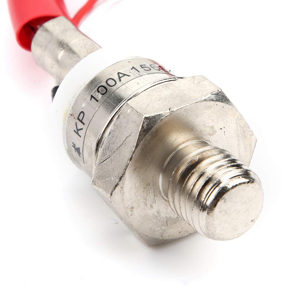 KP 100A 1600V Screw Type Thyristor SCR Silicon Controlled Rectifier for Welding Machines (G3/8in Thread)