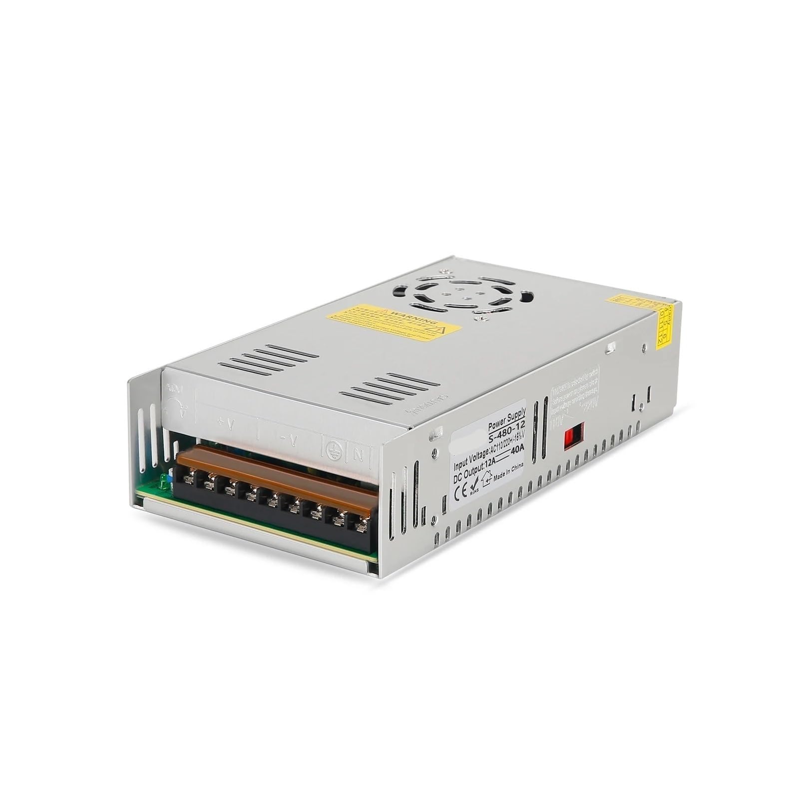 FCARUMIQP AC to DC 36V 13.3A 480W Switching Power Supply Drive Transformer for CNC Motor Industrial Electronic Electrical Equipment Etc 1Pcs