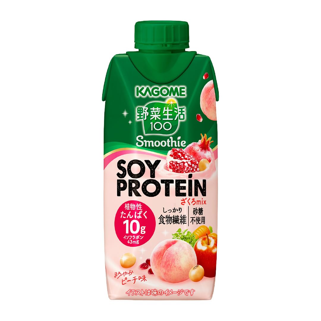 Amazon.co.jp: カゴメ 野菜生活100 Smoothie（スムージー） SOY