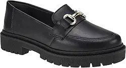 Mocassim Tratorado Feminino Bico Redondo com Enfeite Corrente ABS 026-005