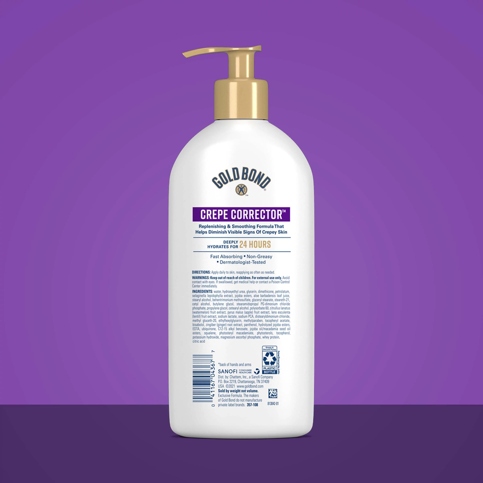 Gold Bond Age Renew Crepe Corrector Loção corporal 400 ml | Amazon