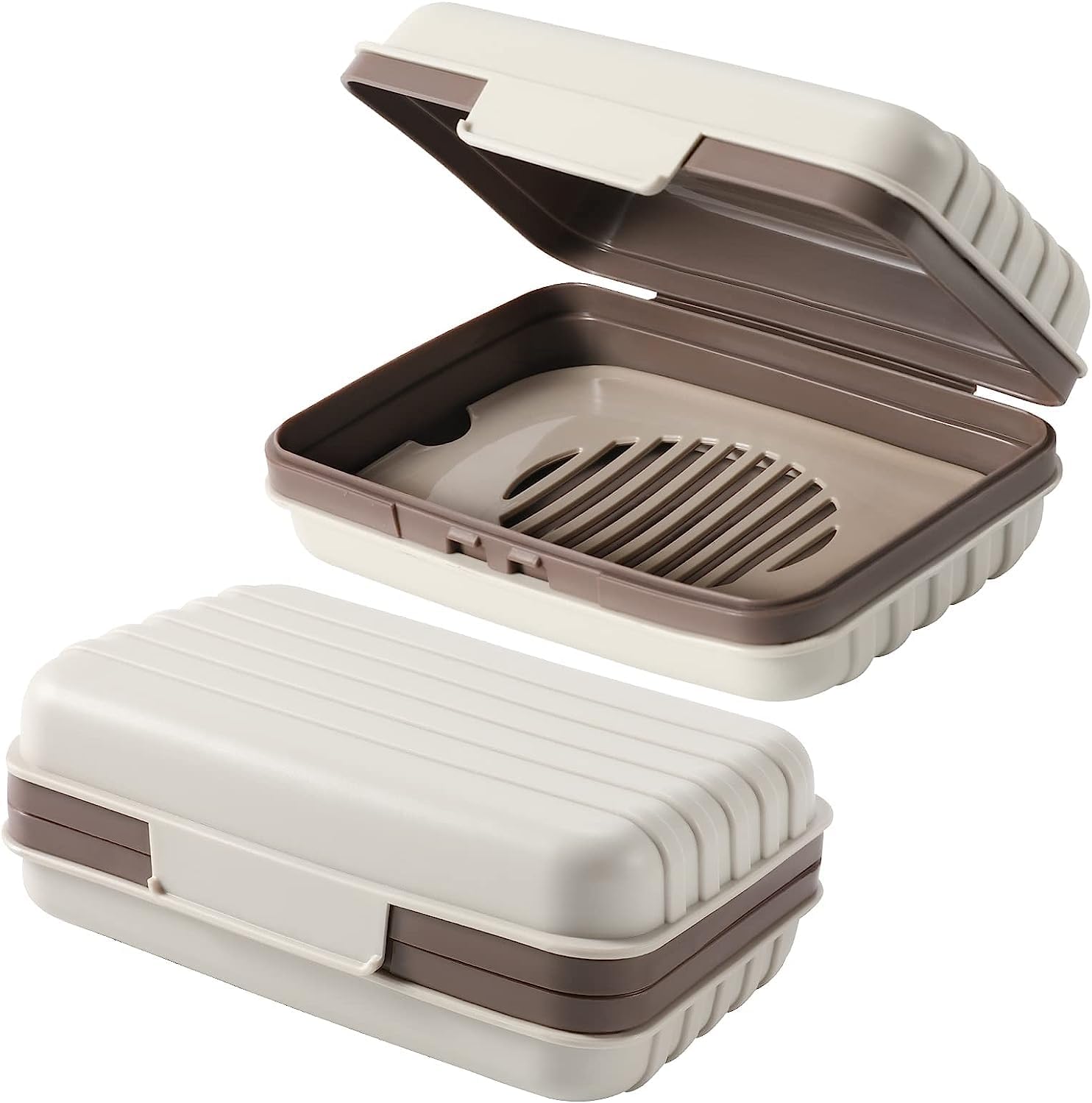 Travel Soap Box Portable Soap Bar Container with Lids Leakproof Soap