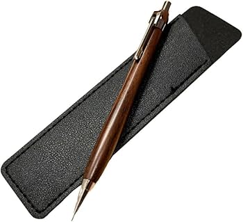 Amazon.co.jp: 木軸シャーペン 軽量 スリム ペンケース 木製