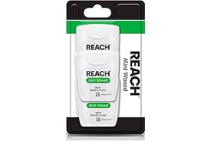 Reach Waxed Dental Floss, Mint Flavored (100 Yards)- 3 Count