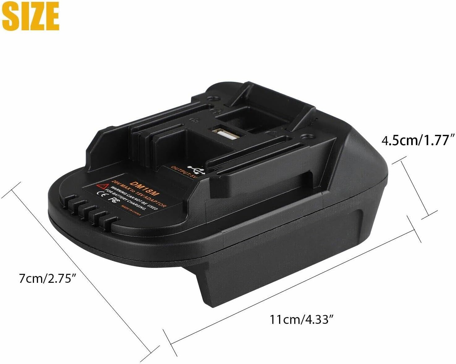 Power Adapter for Dewalt 20v max Battery Adapter for Dewalt to Battery Adapter Converter for Dewalt 20v to for Milwaukee 18v Battery Adapter for Makita Power Wheels Adapter.