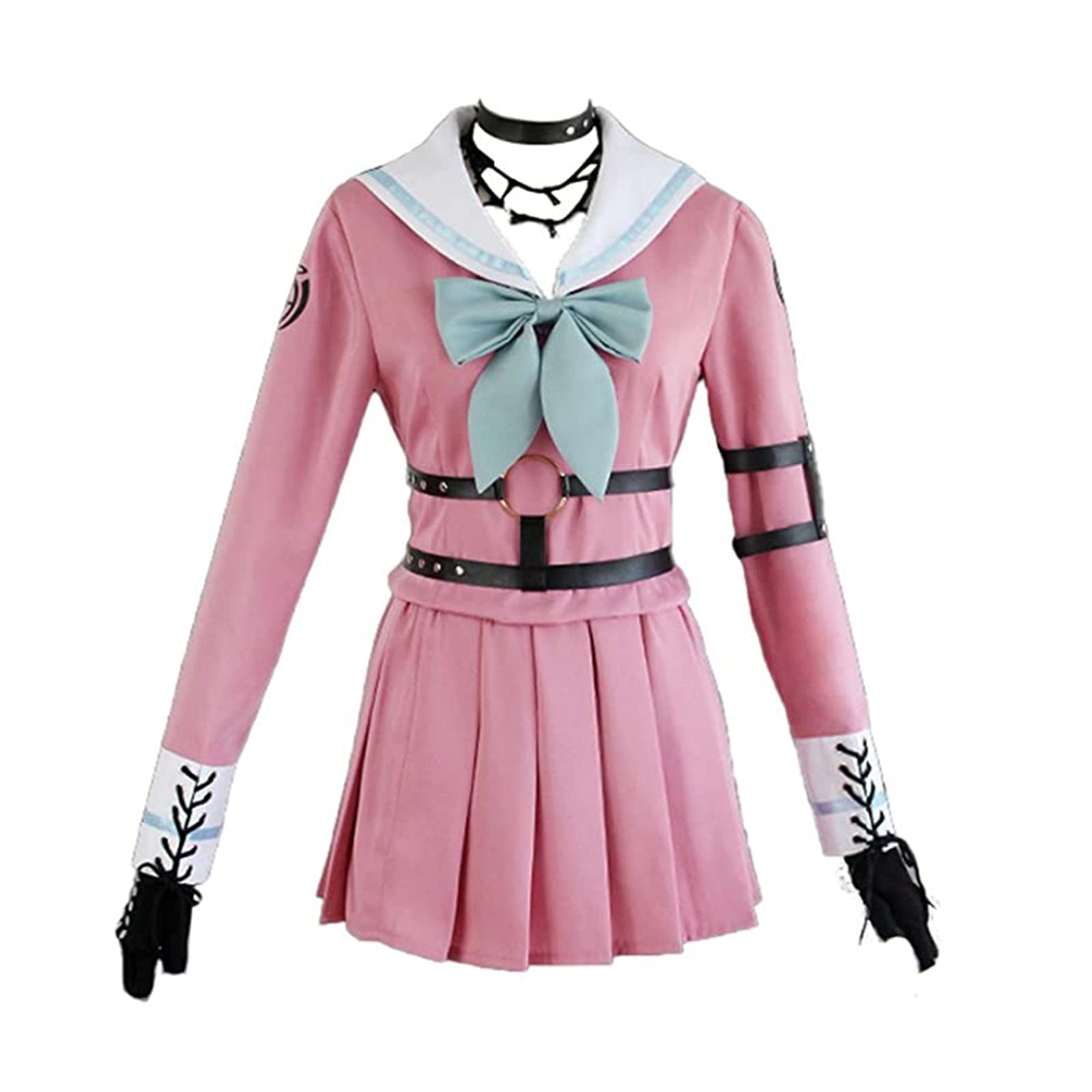 Zhongkaihua Halloween Carnival Iruma Miu Character Cosplay Costume Japanese Girl JK Uniform School Uniform Anime Women's Pink Halloween Uniform