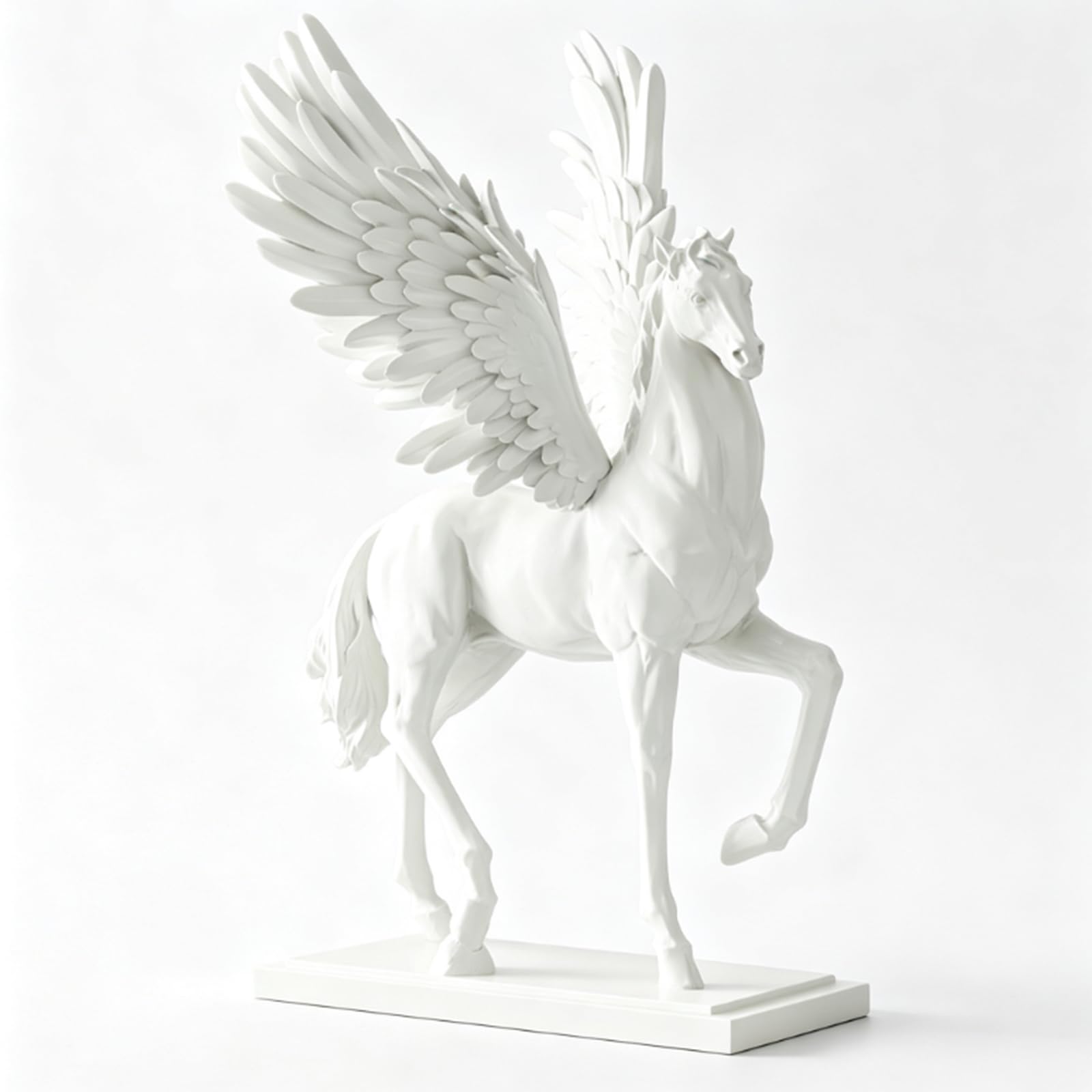 Hhhxkkuu Luxurious Pegasus Sculpture Modern Art Resin Figurine