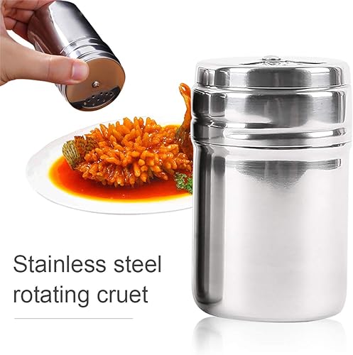 Miniatura 6 de 7 frascos de plástico PET para especias a prueba de humedad con tapa, para camping, picnic, cocina al aire libre, mezclador de especias, botella