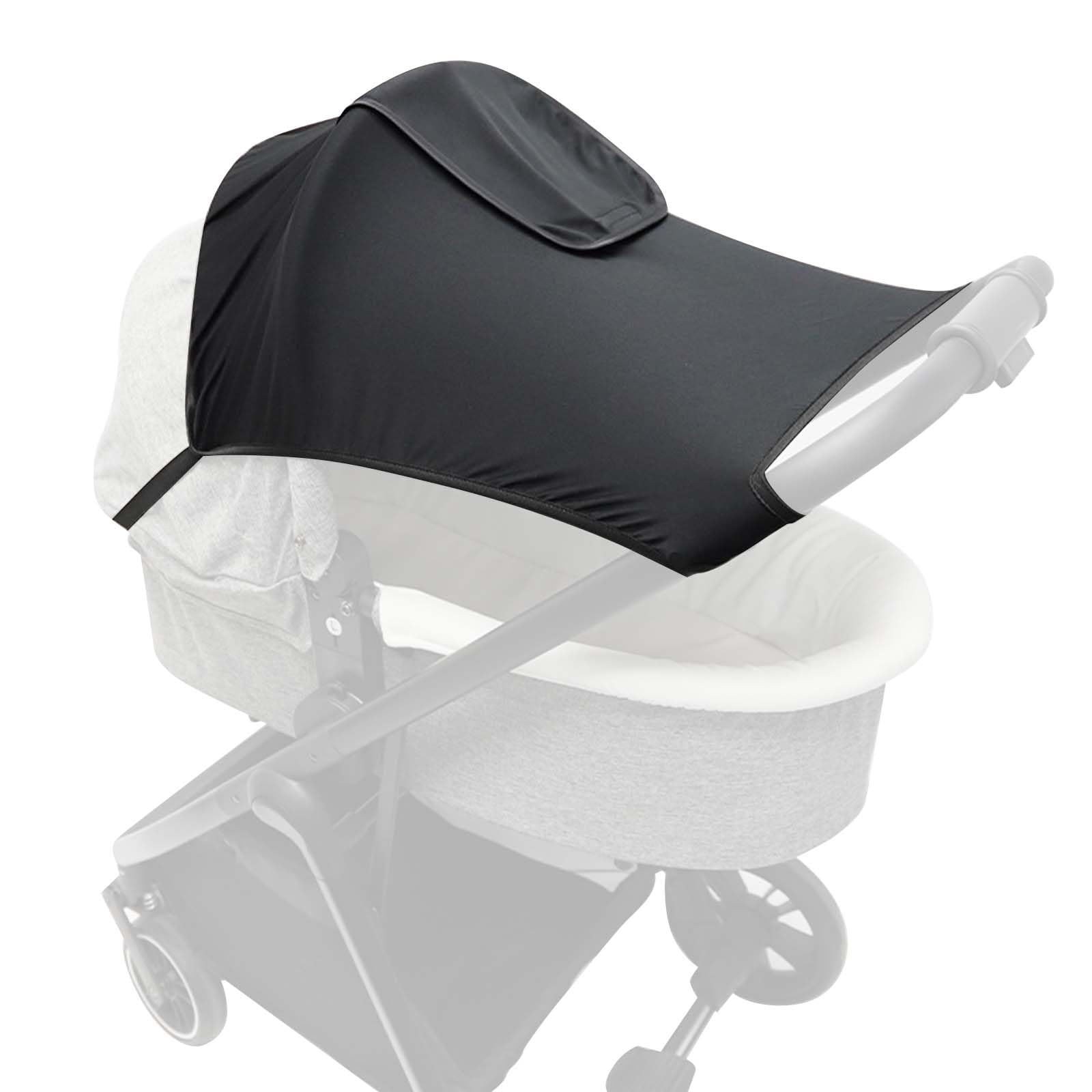 Parasol para Cochecitos con Protección UV 50+, Parasol Universal para Cochecito con Ventana de Visualización y alas de Sombra Extra Anchas