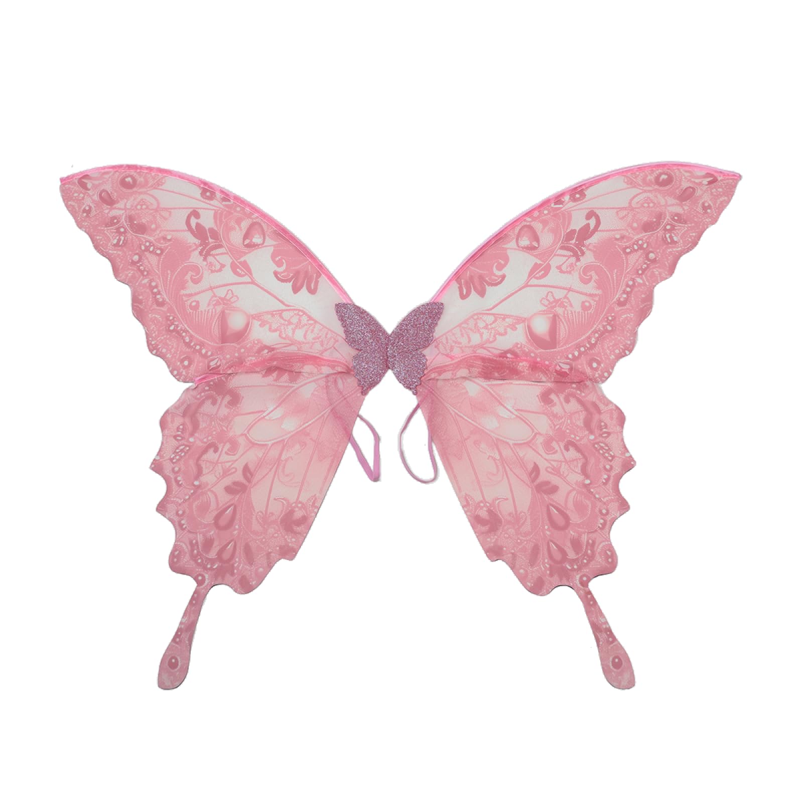 Fairy Wing for Adult Women Halloween Butterfly Wing Costume (Pink, M)
