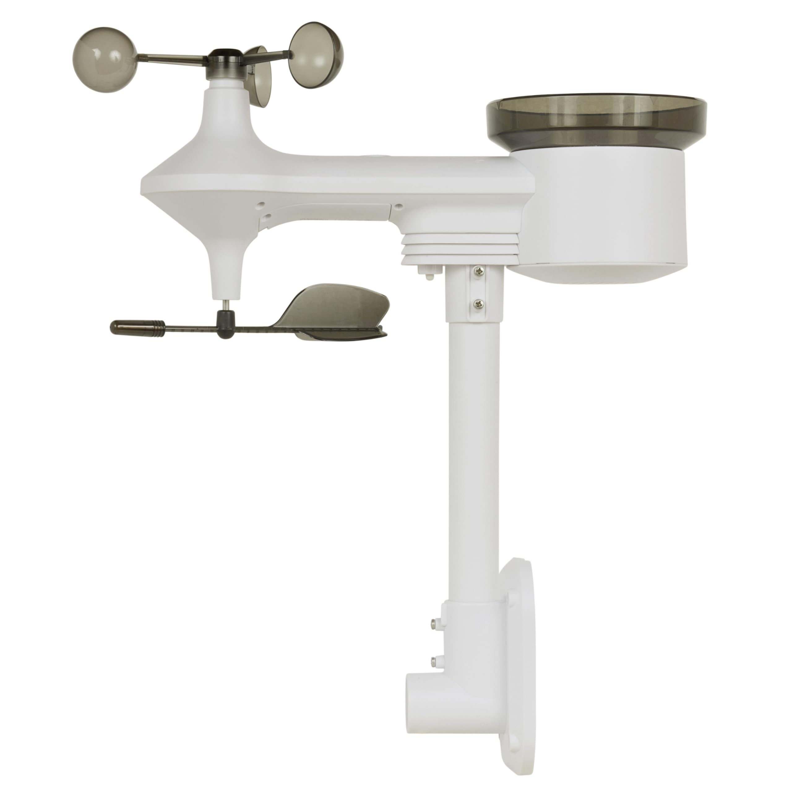 TFA Dostmann Digitale Funk-Wetterstation 5-in-1 mit Kombisender Weather One, 35.1177.02.99, 2 Display, Luftfeuchtigkeit, Temperatur, Regenmesser, Windmesser, mit Luftdruck, Wettervorhersage, Alarme