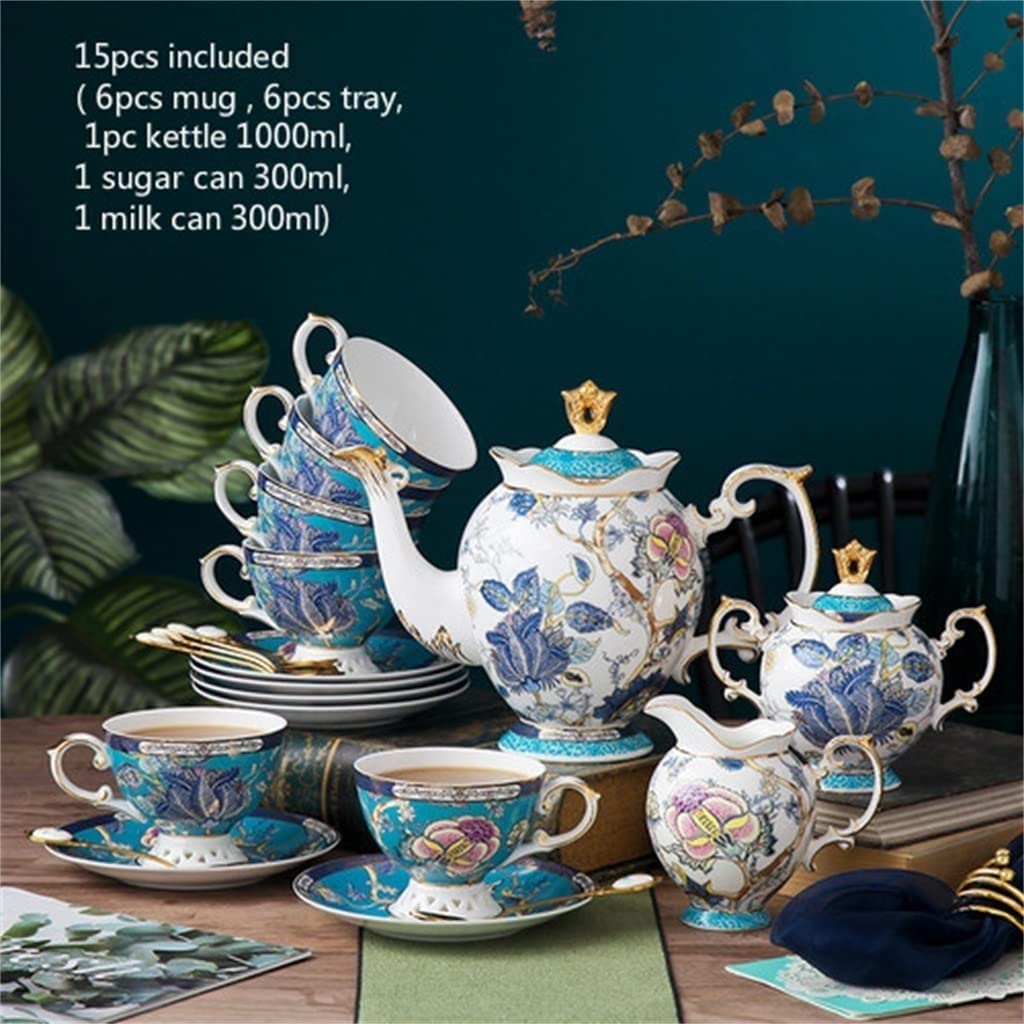 Puchar kawy kawy i spodek zestaw Handmade porcelana Brytyjska herbata zestaw filiżanki kawy z pudełko zestaw kawy zestawu
