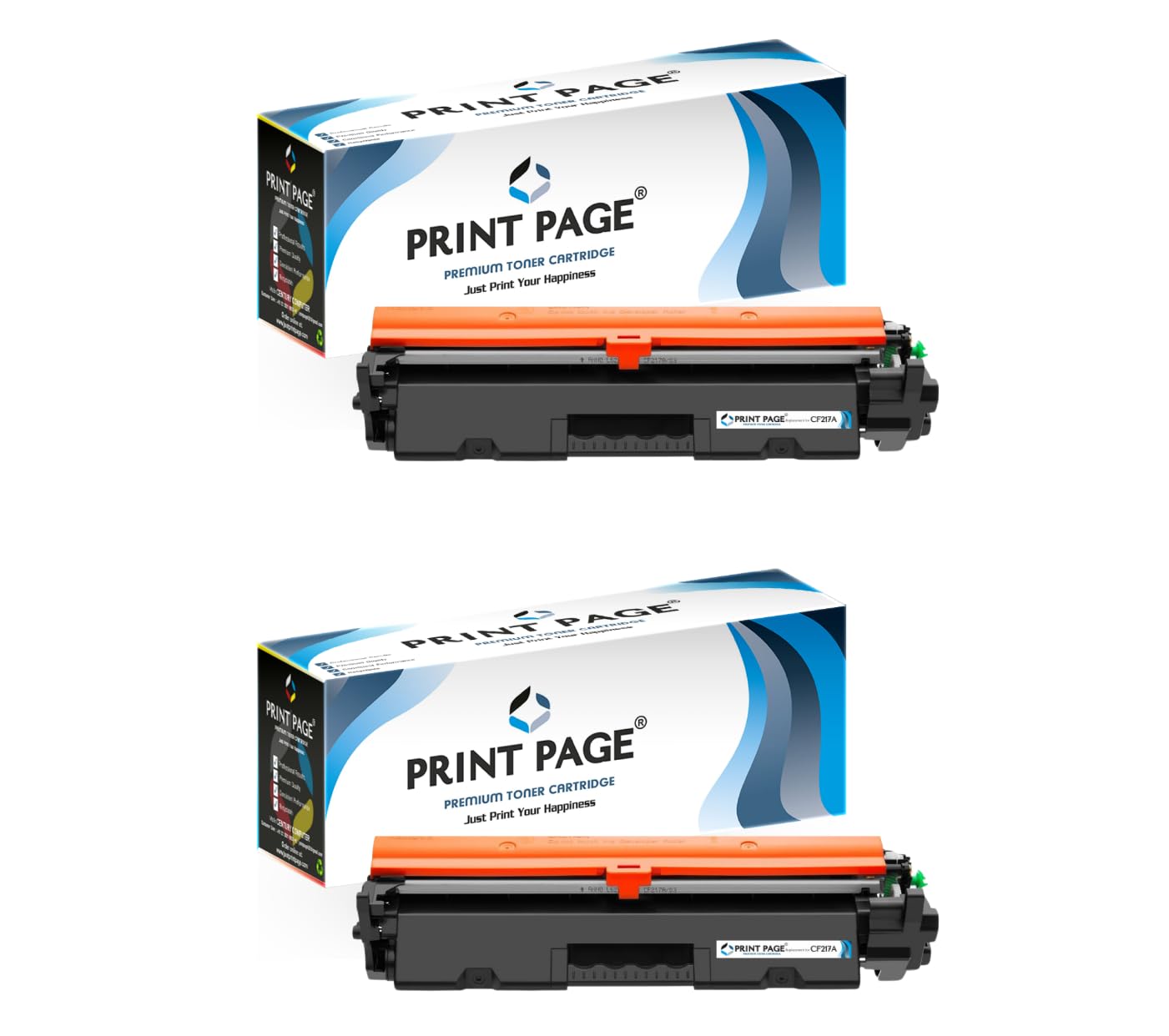17A Toner Cartridge Compatible for LJ Pro Printers M102, MFP M130 (Set of 2)