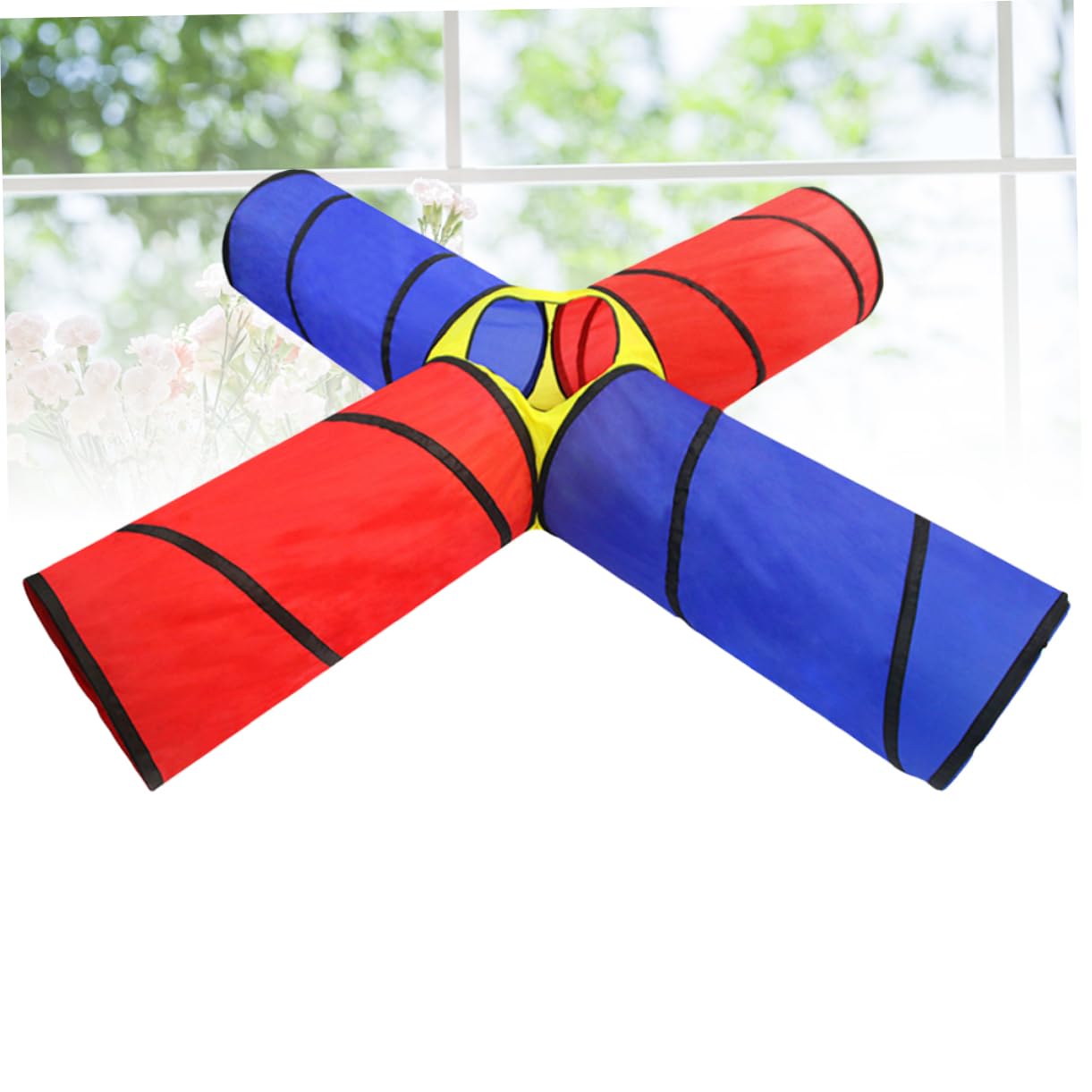 YARNOW Túnel de Plegable para Divertido Interactivo para Gatear para Interiores Fácil de Transportar y Almacenar Seguro para Pequeños