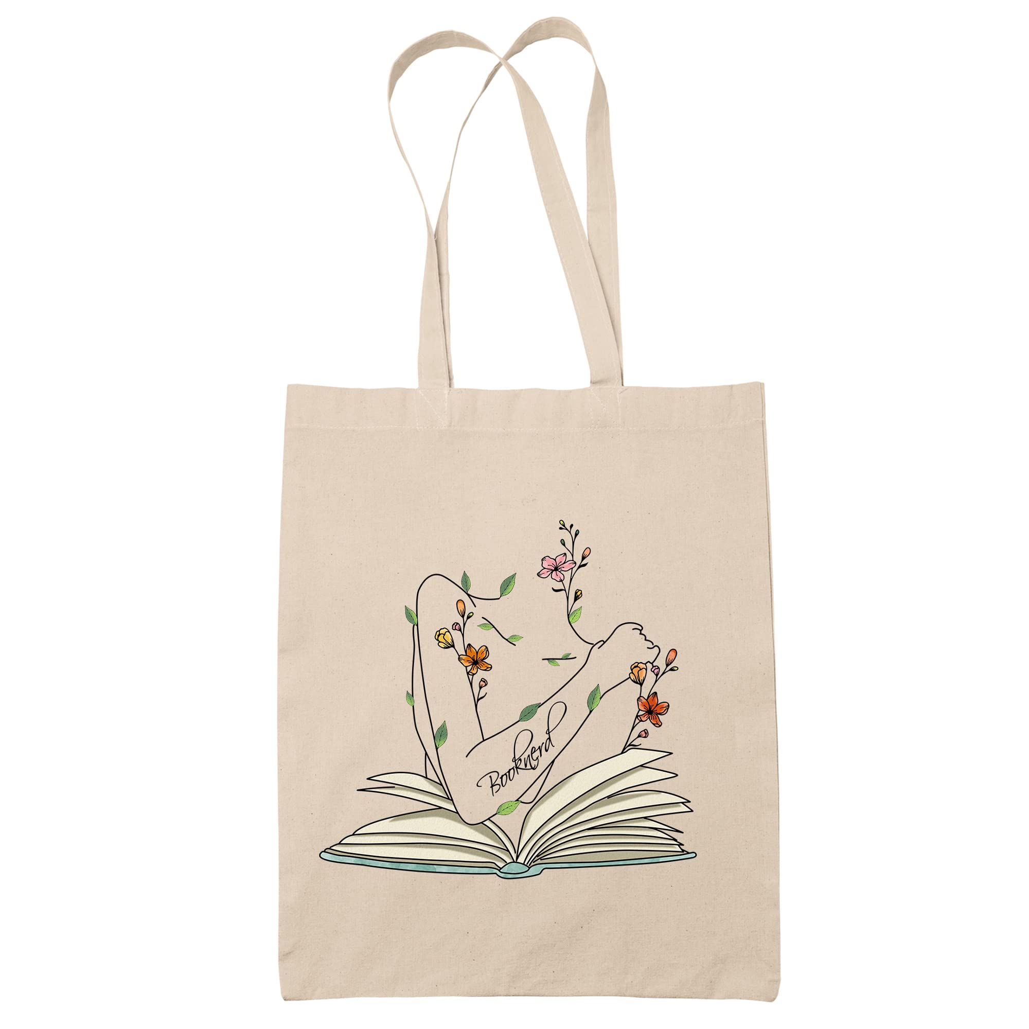 Faithful Prints Be Real Not Perfect Tote Bag | Borsa per la spesa in 100% cotone per citazione ispiratrice | Natale, regalo di compleanno | Taglia unica naturale